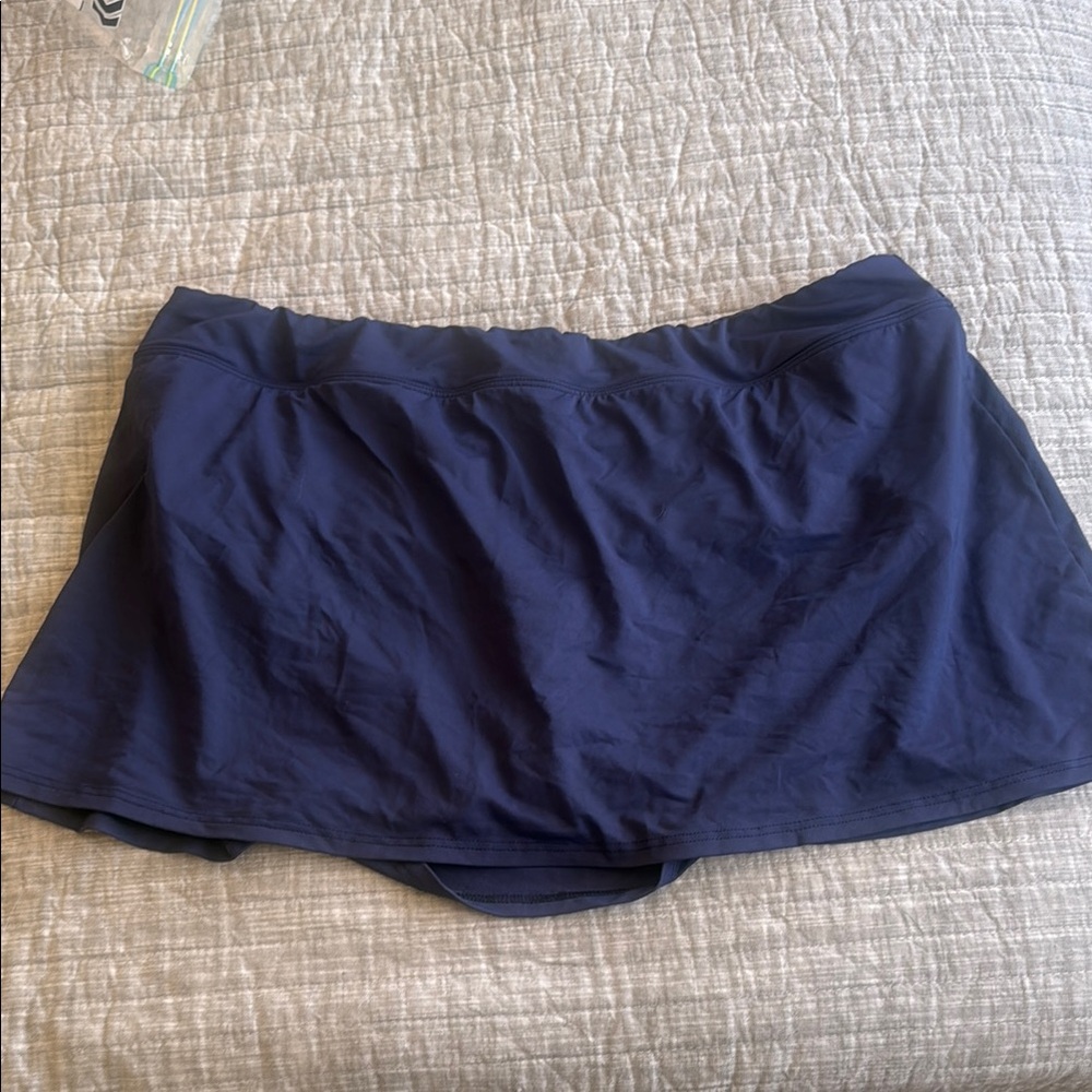 Navy Blue Swim Skirt